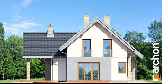 Проект дома Дом в брунерах - 5 С мансардным этажом дома в Украине