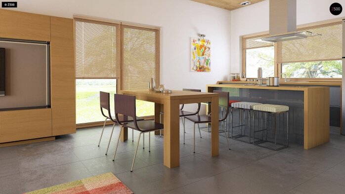 Проєкт будинку Ux54 - Двоповерхові дома в Україні