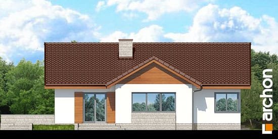 Проект дома Дом в плодолистике - 5 Одноэтажные дома в Украине