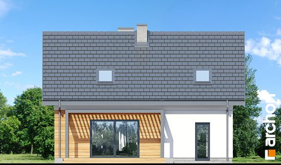 Проєкт будинку Будинок в брусниці (ГН) - З мансардним поверхом дома в Україні