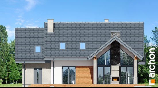 Проєкт будинку Будинок в ветіверії - З мансардним поверхом дома в Україні