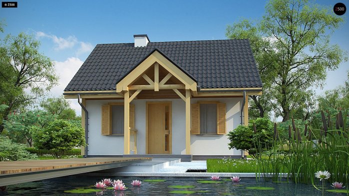 Проект дома U352 - 2 Одноэтажные дома в Украине