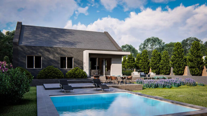 Проєкт будинку U413 - Одноповерхові дома в Україні