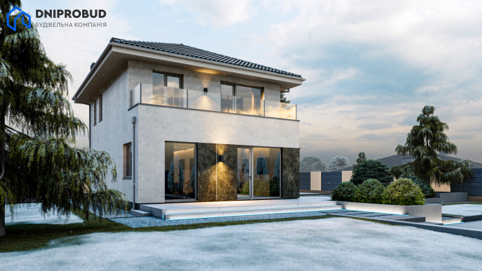 Проєкт будинку DB 49 - Двоповерхові дома в Україні