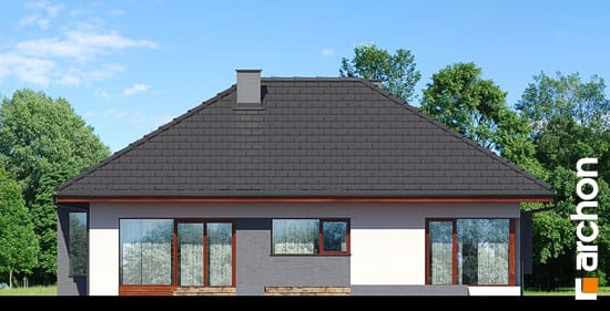 Проект дома Дом под красной рябиной (Н) вер.2 - 6 Одноэтажные дома в Украине