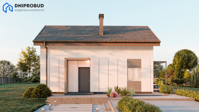 Проєкт будинку DBE 3 - З мансардним поверхом дома в Україні