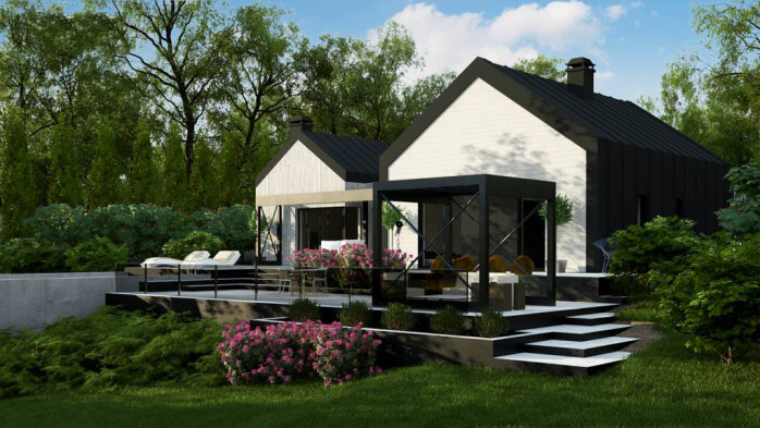 Проєкт будинку U461 - Одноповерхові дома в Україні