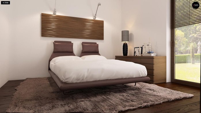 Проект дома U261 v1 - 11 С мансардным этажом дома в Украине