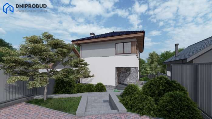 Проєкт будинку Db 24 v1 - Двоповерхові дома в Україні