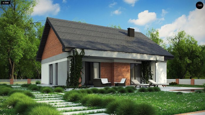 Проєкт будинку U316 - Одноповерхові дома в Україні