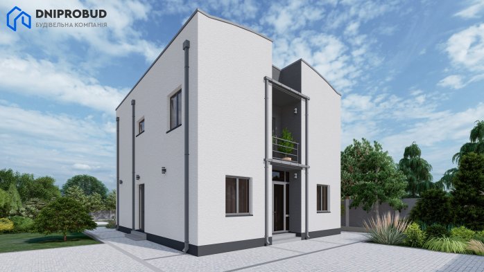 Проект дома Db 25 - 2 Двухэтажные дома в Украине