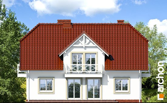 Проект дома Дом в гладиолусах 2 вер.2 - 6 С мансардным этажом дома в Украине