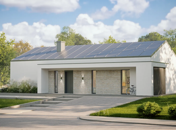 Проект одноповерхового будинку із 4 спальнями Z509