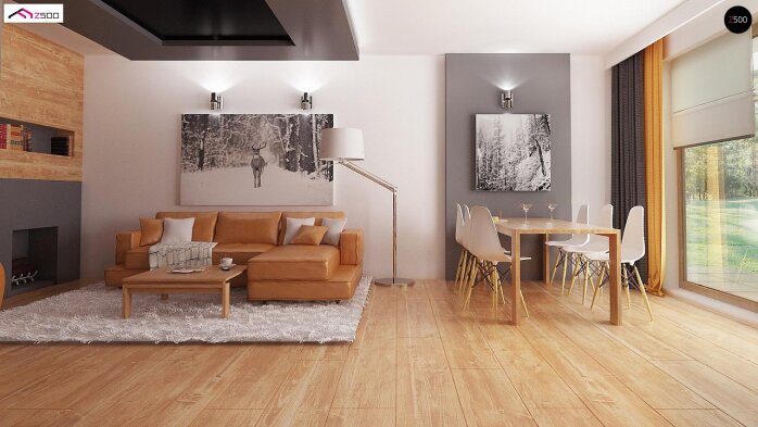 Проєкт будинку U287 GL2 - Одноповерхові дома в Україні