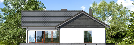 Проект дома Дом в видличках - 6 Одноэтажные дома в Украине