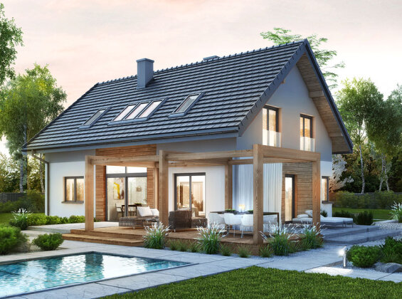 Проект дома Дом в силене