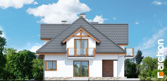 Проект дома Дом в каннах  - 4 С мансардным этажом дома в Украине