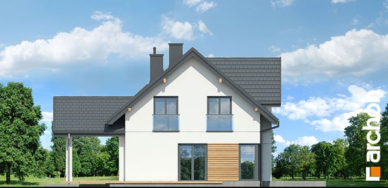 Проєкт будинку Будинок в стоколосі (Г2) - З мансардним поверхом дома в Україні
