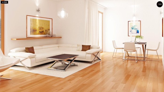 Проект дома Ub4 - 4 С мансардным этажом дома в Украине