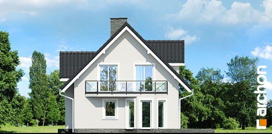 Проєкт будинку Будинок в завільцах вер.2 - З мансардним поверхом дома в Україні