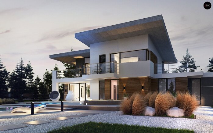 Проєкт будинку Ux22 - Двоповерхові дома в Україні