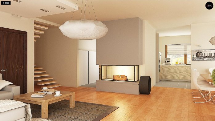 Проєкт будинку U270 A - З мансардним поверхом дома в Україні