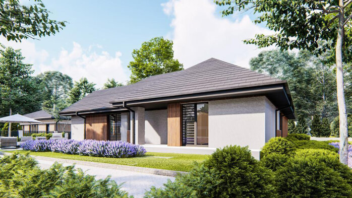 Проєкт будинку U402 35 - Одноповерхові дома в Україні