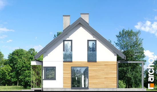 Проєкт будинку Будинок в брусниці (ГН) - З мансардним поверхом дома в Україні