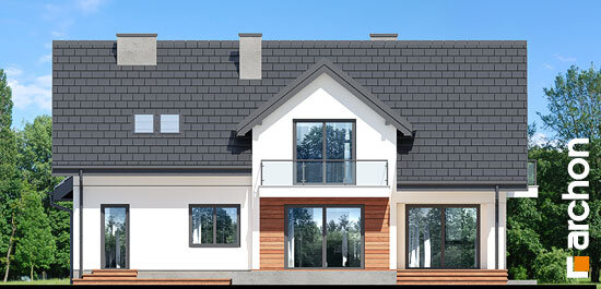 Проект дома Дом в кортландах 4 (Г2) - 6 С мансардным этажом дома в Украине