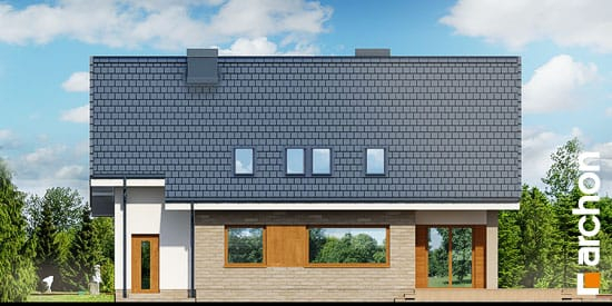 Проєкт будинку Будинок в герміні 2 - З мансардним поверхом дома в Україні