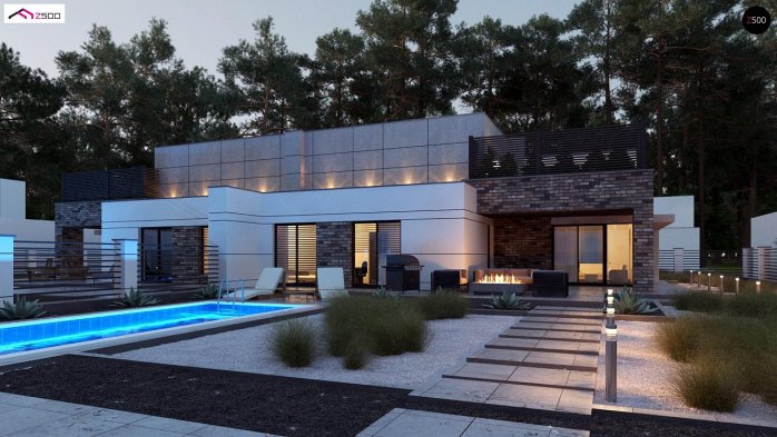 Проєкт будинку Ub22 - Двоповерхові дома в Україні