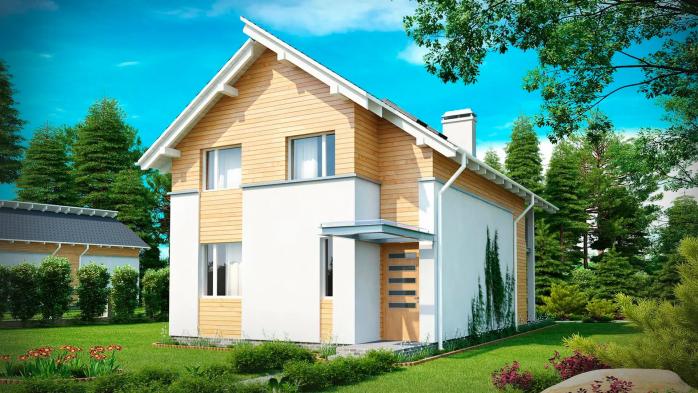 Проєкт будинку U137 S - З мансардним поверхом дома в Україні