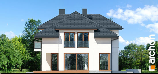 Проєкт будинку Будинок в сандавіллах - Двоповерхові дома в Україні