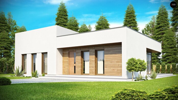 Проект дома Ux35 - 2 Одноэтажные дома в Украине