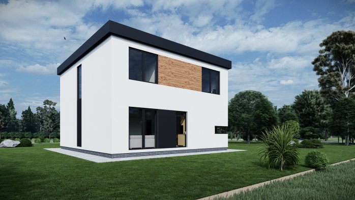 Проєкт будинку DBT 592 - Двоповерхові дома в Україні