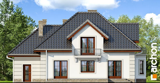 Проєкт будинку Будинок в нектаринах 3 вер.2 - З мансардним поверхом дома в Україні