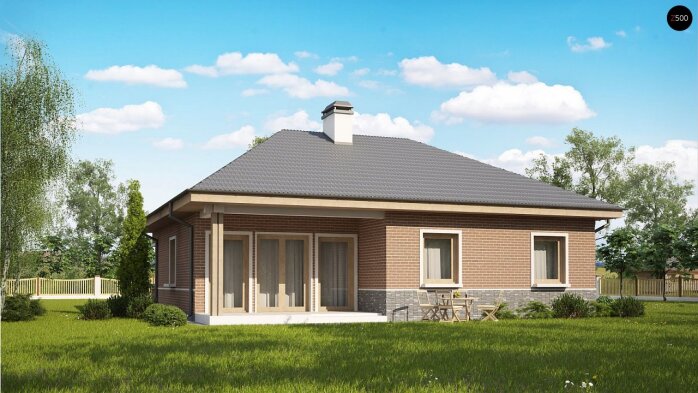 Проект дома U24 k - 1 Одноэтажные дома в Украине