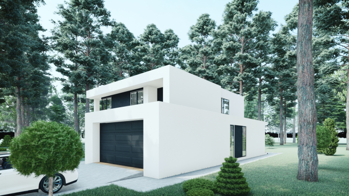 Проект дома DBT 223 - 3 Двухэтажные дома в Украине