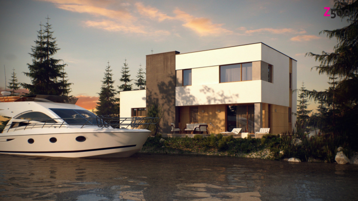 Проєкт будинку Ux59 pk - Двоповерхові дома в Україні