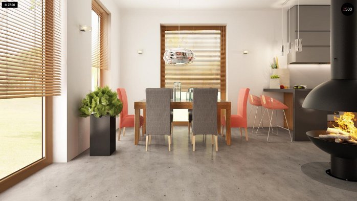 Проєкт будинку U264 - З мансардним поверхом дома в Україні