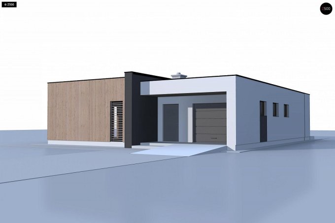 Проект дома Ux49 minus - 2 Одноэтажные дома в Украине