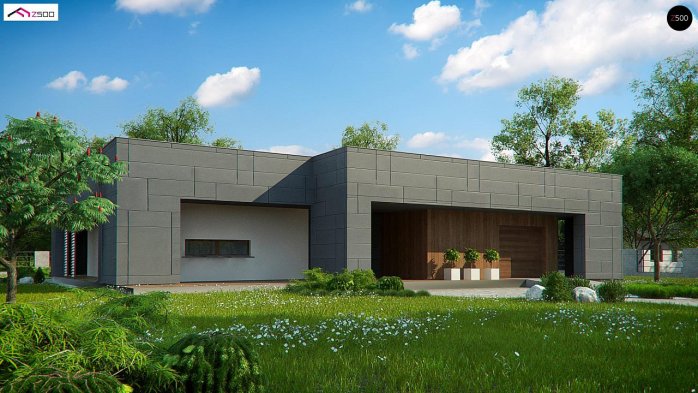 Проект дома Ux118 - 1 Одноэтажные дома в Украине