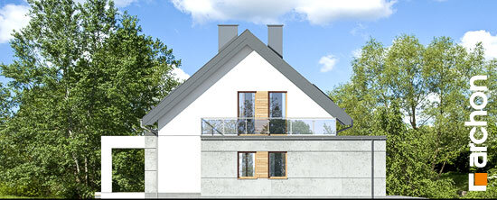 Проект дома Дом в арабисах - 4 С мансардным этажом дома в Украине