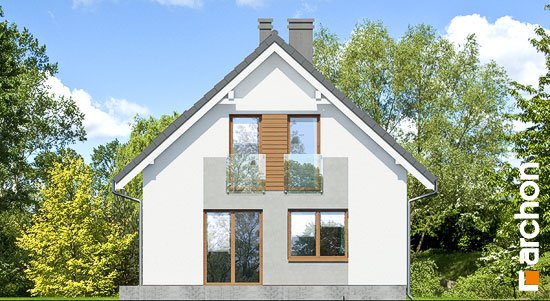 Проєкт будинку Будинок в рододендронах 11 (H) - З мансардним поверхом дома в Україні