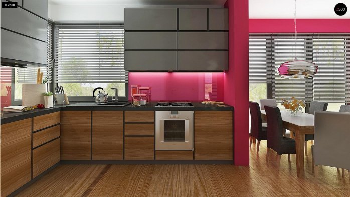 Проект дома U290 - 7 С мансардным этажом дома в Украине