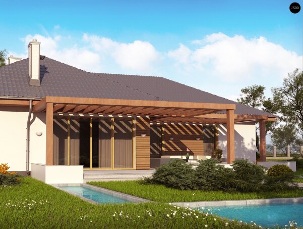 Проєкт будинку U190 - Одноповерхові дома в Україні
