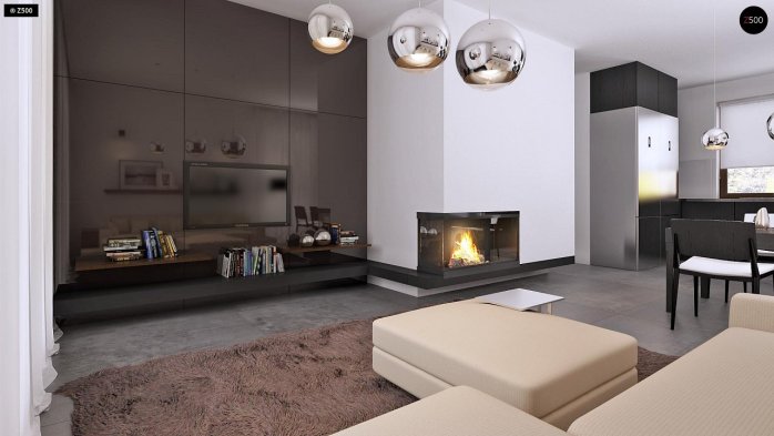 Проєкт будинку U252 - Одноповерхові дома в Україні