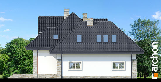 Проект дома Дом в гибискусе вер.2 - 5 С мансардным этажом дома в Украине