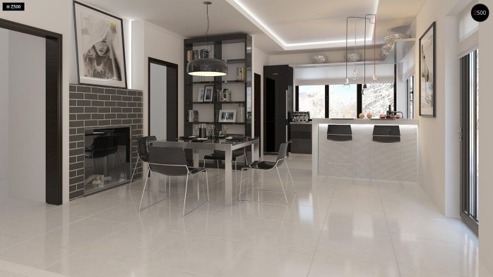 Проект дома Ub2 - 6 Двухэтажные дома в Украине