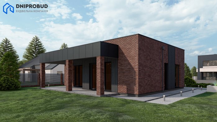 Проект дома DB 28 - 1 Одноэтажные дома в Украине